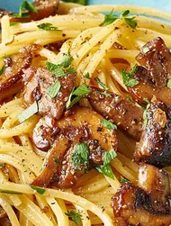 Svampe-carbonara