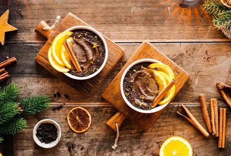 Chokolademousse med espresso og appelsin