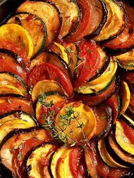 Safranduftende ratatouille