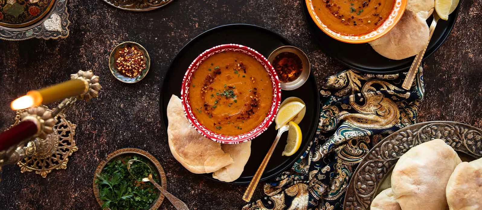 Tyrkisk suppe med røde linser og gulerod