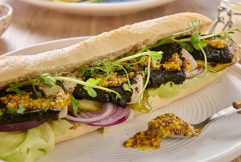 Svensk sandwich med tofu á la sild