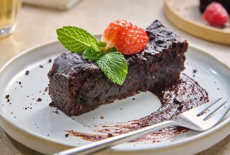 Glutenfri brownies med sorte bønner