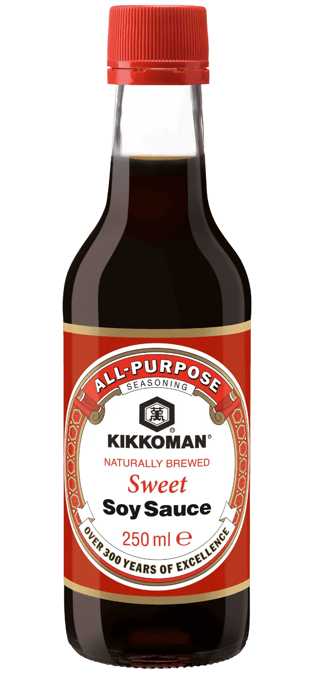 Kikkoman Naturligt Brygget Sød Sojasauce 250 ml flaske