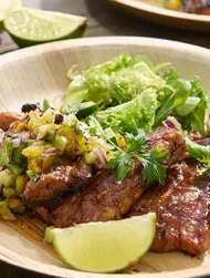 Bacon marineret i teriyaki og miso