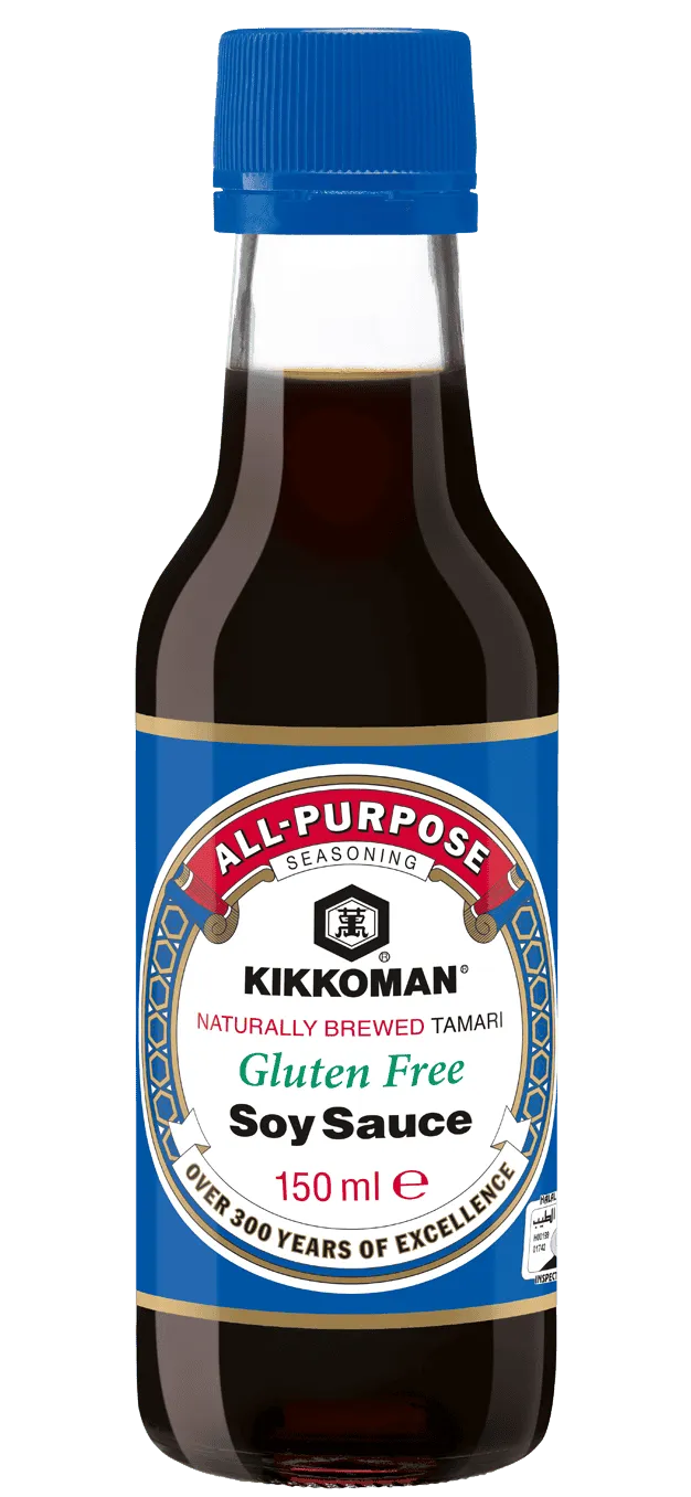 Kikkoman Naturligt Brygget Tamari Glutenfri Sojasauce 150 ml flaske