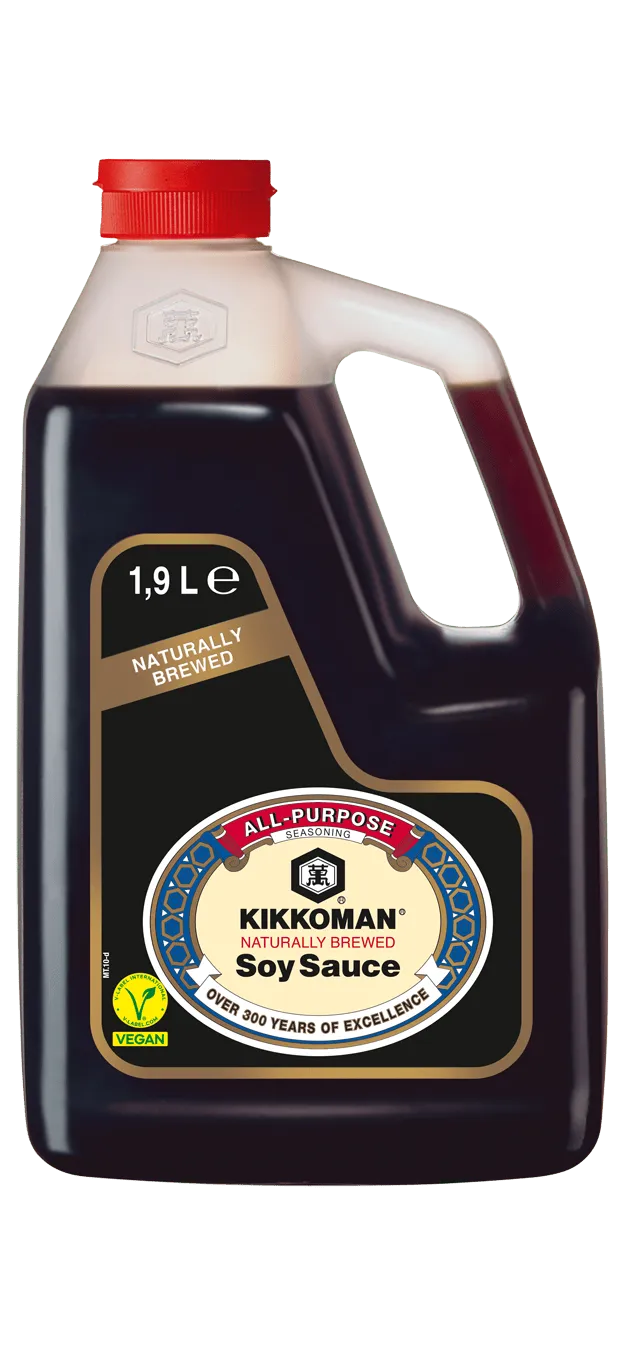 Kikkoman naturligt brygget sojasauce 1,9 L dunk
