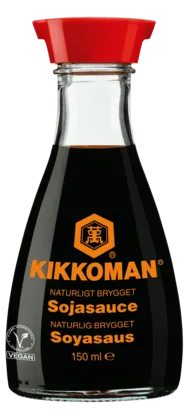 Kikkoman Naturligt Brygget Sojasauce 150 ml dispenserflaske Kikkoman Naturligt Brygget Sojasauce 150 ml dispenserflaske