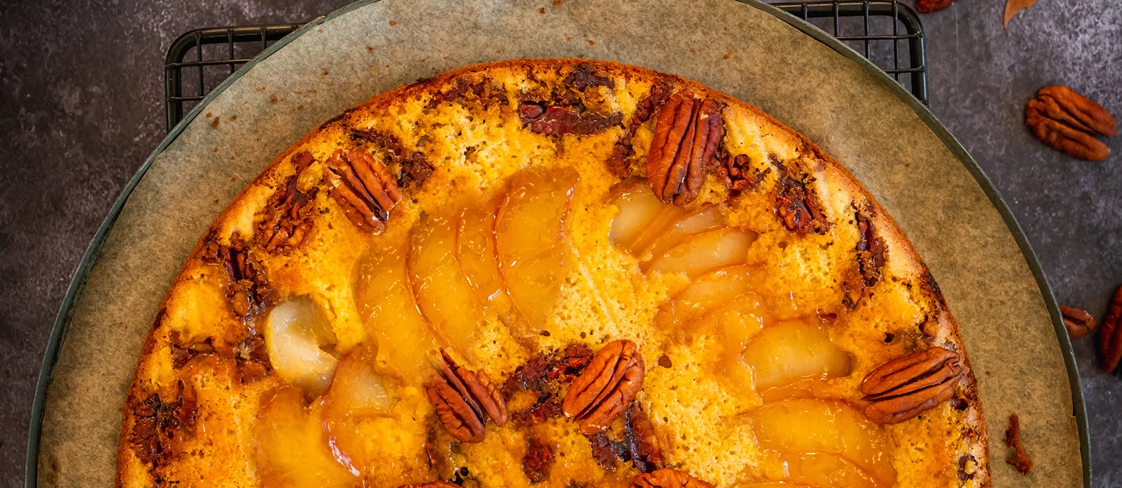 Upside-down-kage med appelsin