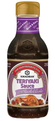 Kikkoman Teriyaki Sauce med Ristet Hvidløg