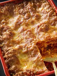 Linselasagne med grøntsager og parmesan