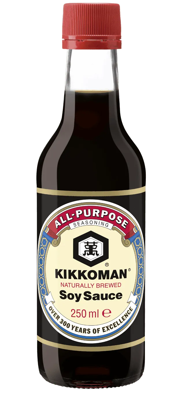 Kikkoman naturligt brygget sojasauce 250 ml flaske