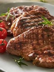 Svinekoteletter i øl og teriyaki