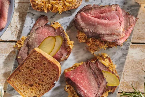 Grillet roastbeef i pastramistil