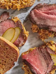 Grillet roastbeef i pastramistil