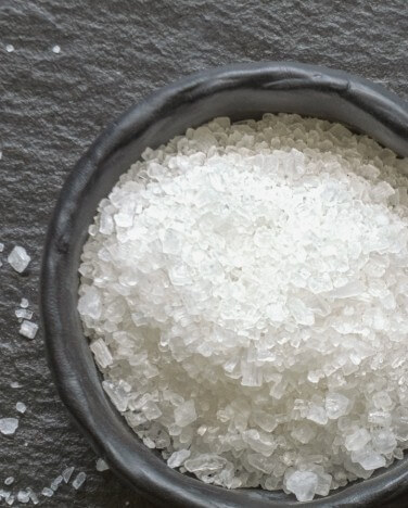 Small bowl of salt